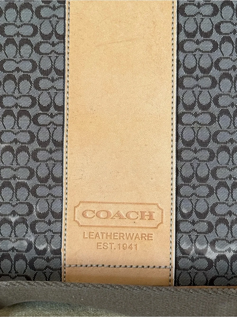 Coach Signature Hudson Commuter Messenger Bag 2007